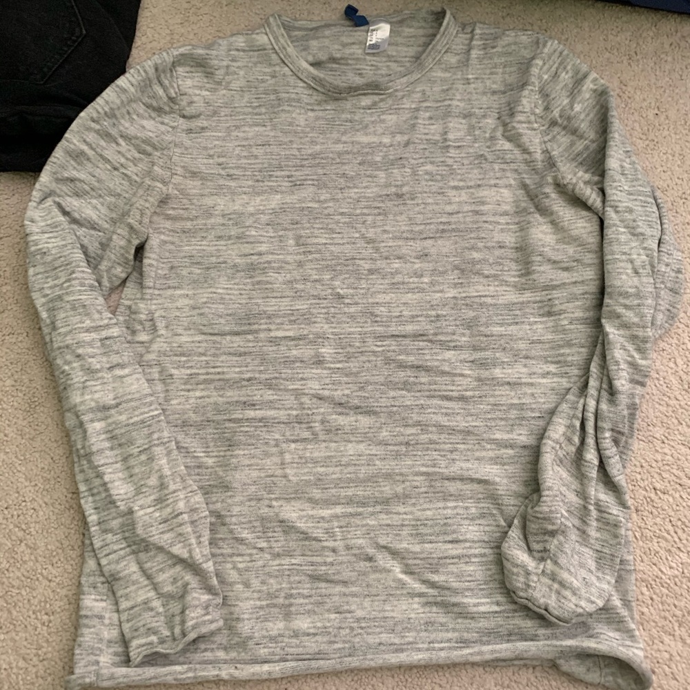 Gray sweater